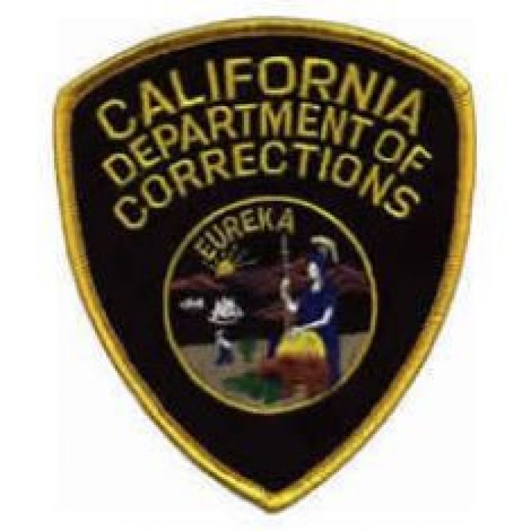 CALIFORNIA DEPARTMENT OF CORRECTIONS, CDC MEN'S SHOULDER PATCH - SEW ON.